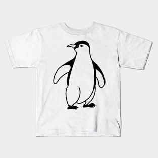 Stick figure Penguin Kids T-Shirt